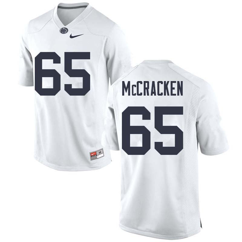 NCAA Nike Men's Penn State Nittany Lions Crae McCracken #65 College Football Authentic White Stitched Jersey RYB6898TO
